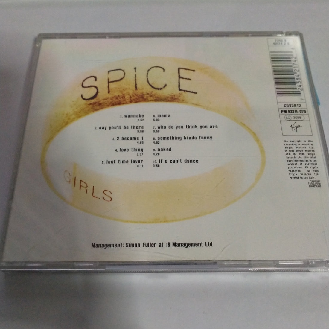 ซีดี Spice Girls - Spice (CD) (VG+)