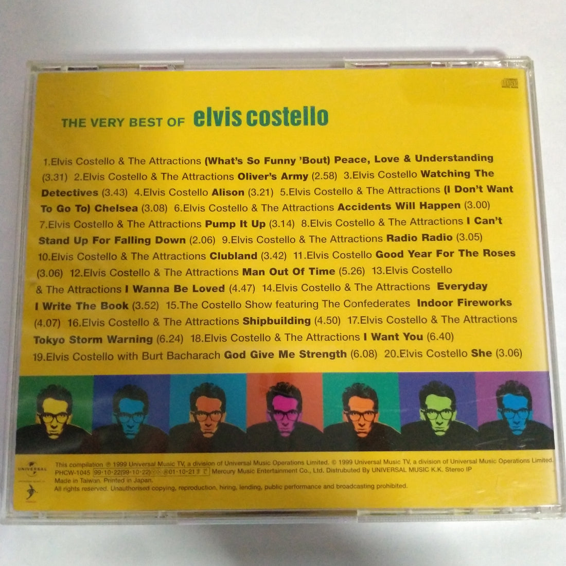 ซีดี Elvis Costello - The Very Best Of CD VG+