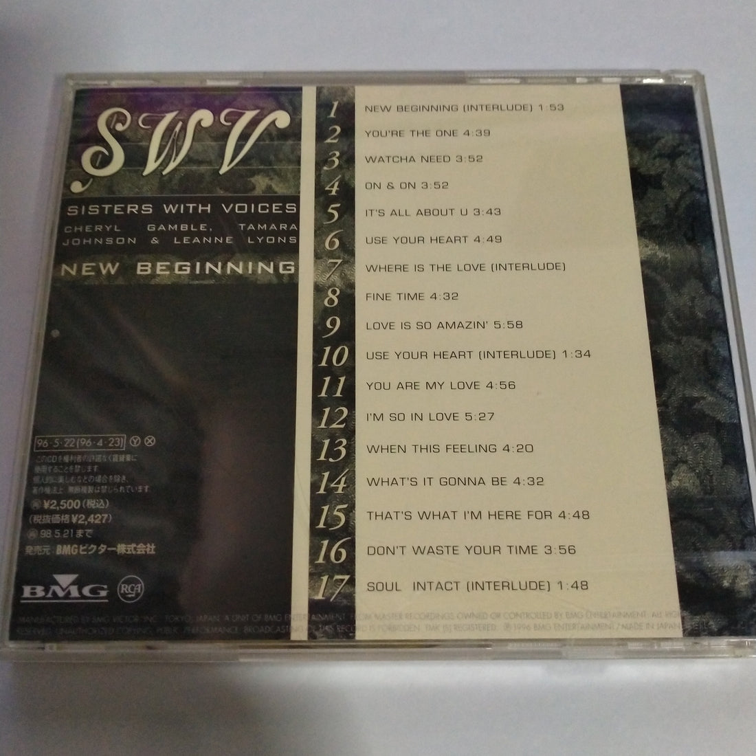 SWV - New Beginning (CD) (VG+)