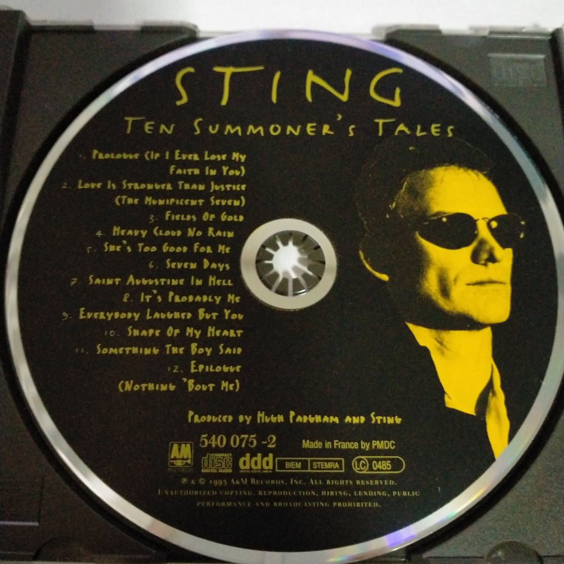 ซีดี Sting - Ten Summoner's Tales (CD) (VG+)