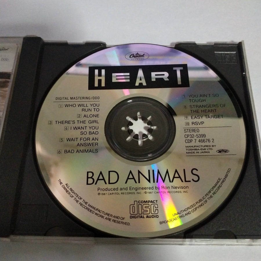 ซีดี Heart - Bad Animals CD VG+