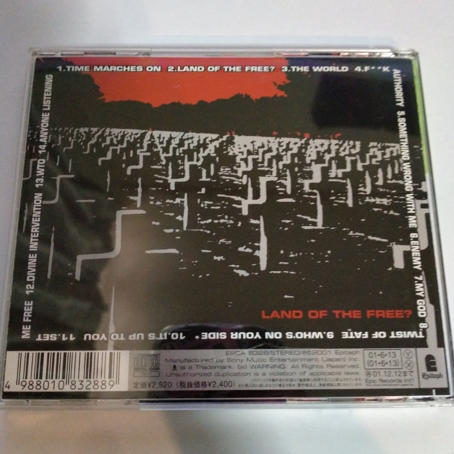 ซีดี Pennywise - Land Of The Free? (CD) (VG+)