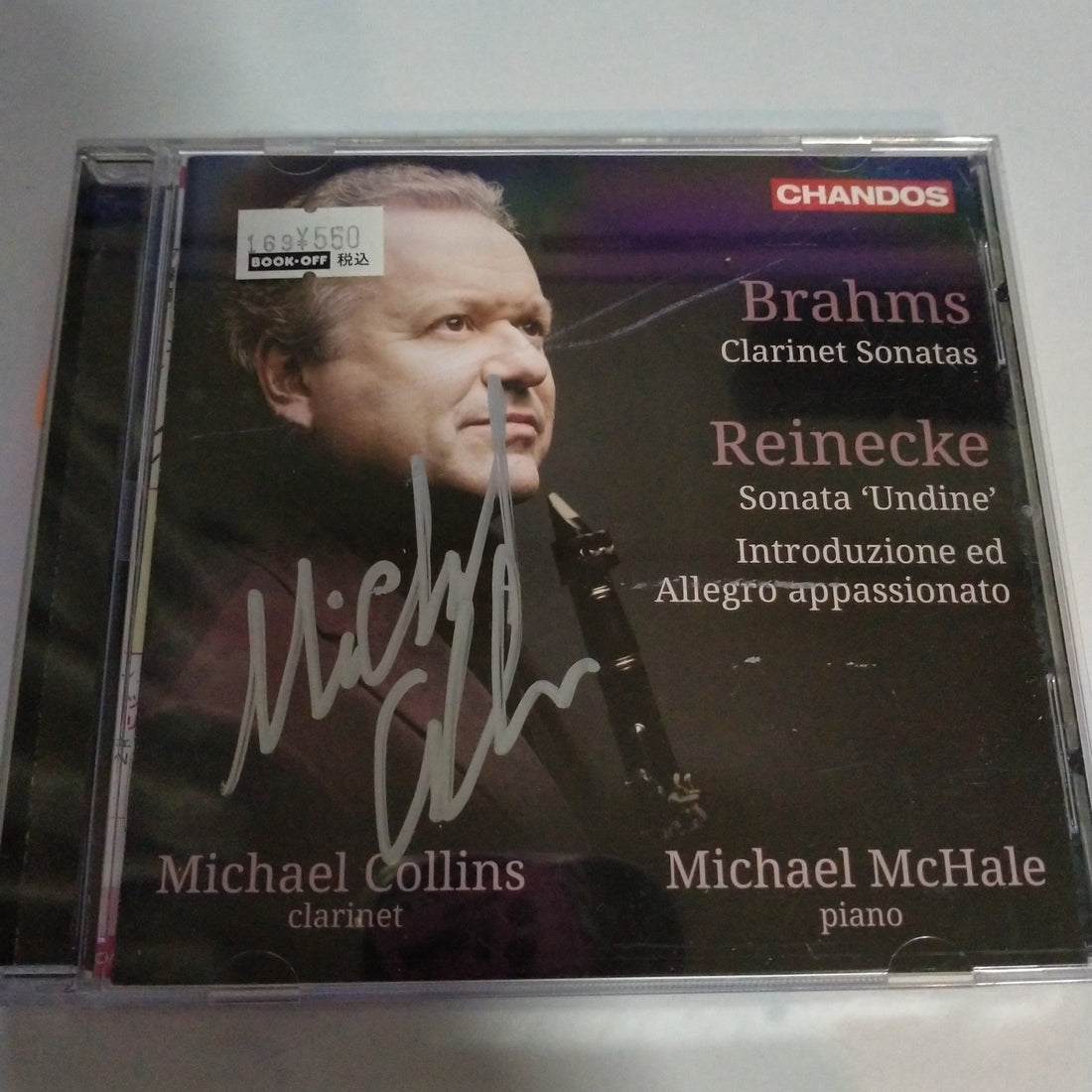 ซีดี Johannes Brahms, Carl Reinecke, Michael Collins , Michael McHale - Works for Clarinet & Piano (CD) (VG)