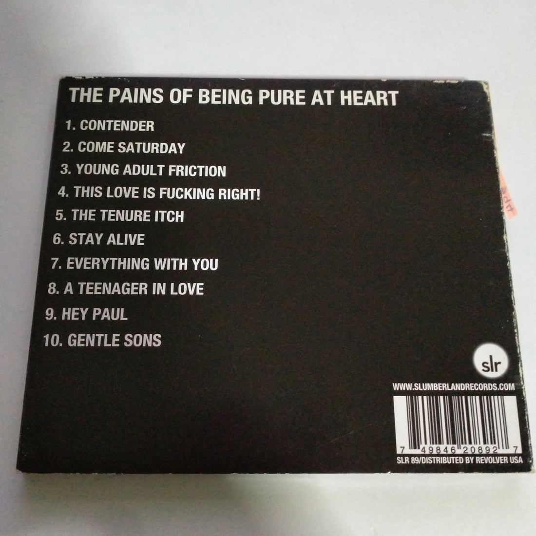 ซีดี The Pains Of Being Pure At Heart - The Pains Of Being Pure At Heart (CD) (VG+)