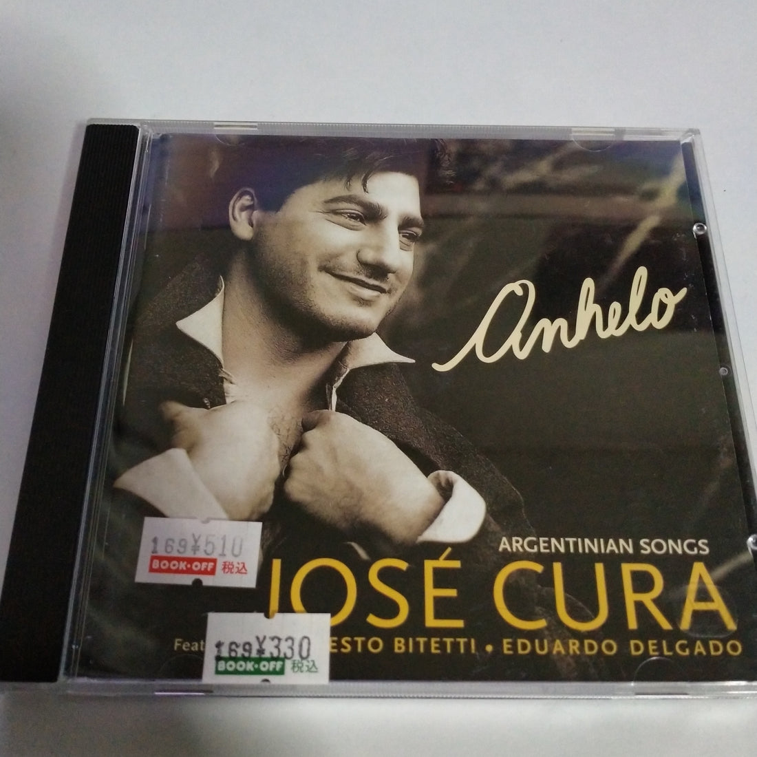 ซีดี José Cura Featuring Ernesto Bitetti, Eduardo Delgado - Anhelo, Argentinian Songs CD VG+