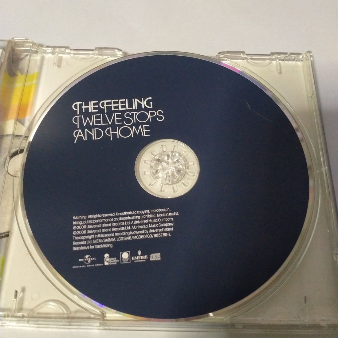 ซีดี The Feeling - Twelve Stops And Home (CD) (VG)