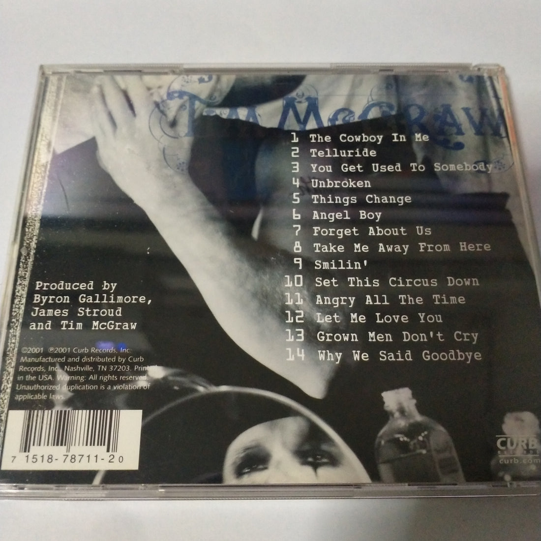 ซีดี Tim McGraw - Set This Circus Down (CD) (VG)