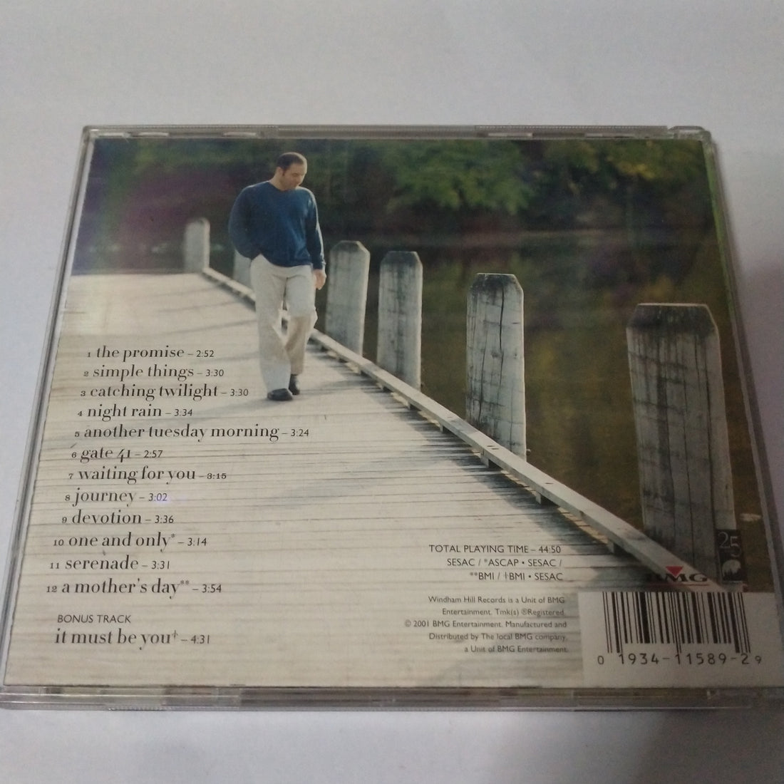 ซีดี Jim Brickman - Simple Things (CD) (VG+)