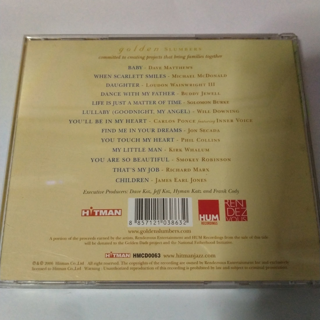 ซีดี Golden Slumbers - A Father´s Love CD VG+