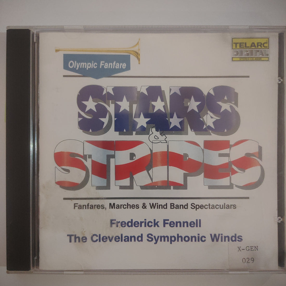 ซีดี Frederick Fennell / The Cleveland Symphonic Winds - Stars & Stripes - Fanfares, Marches & Wind Band Spectaculars CD VG+