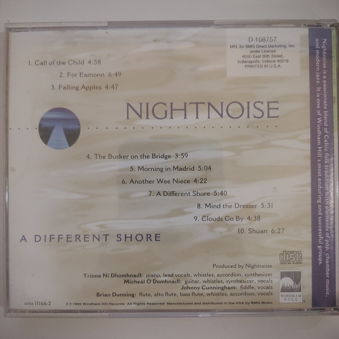 ซีดี Nightnoise  - A Different Shore (CD) (VG+)