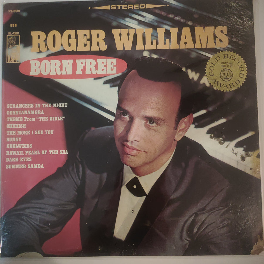 แผ่นเสียง Roger Williams  - Born Free (Vinyl) (VG)