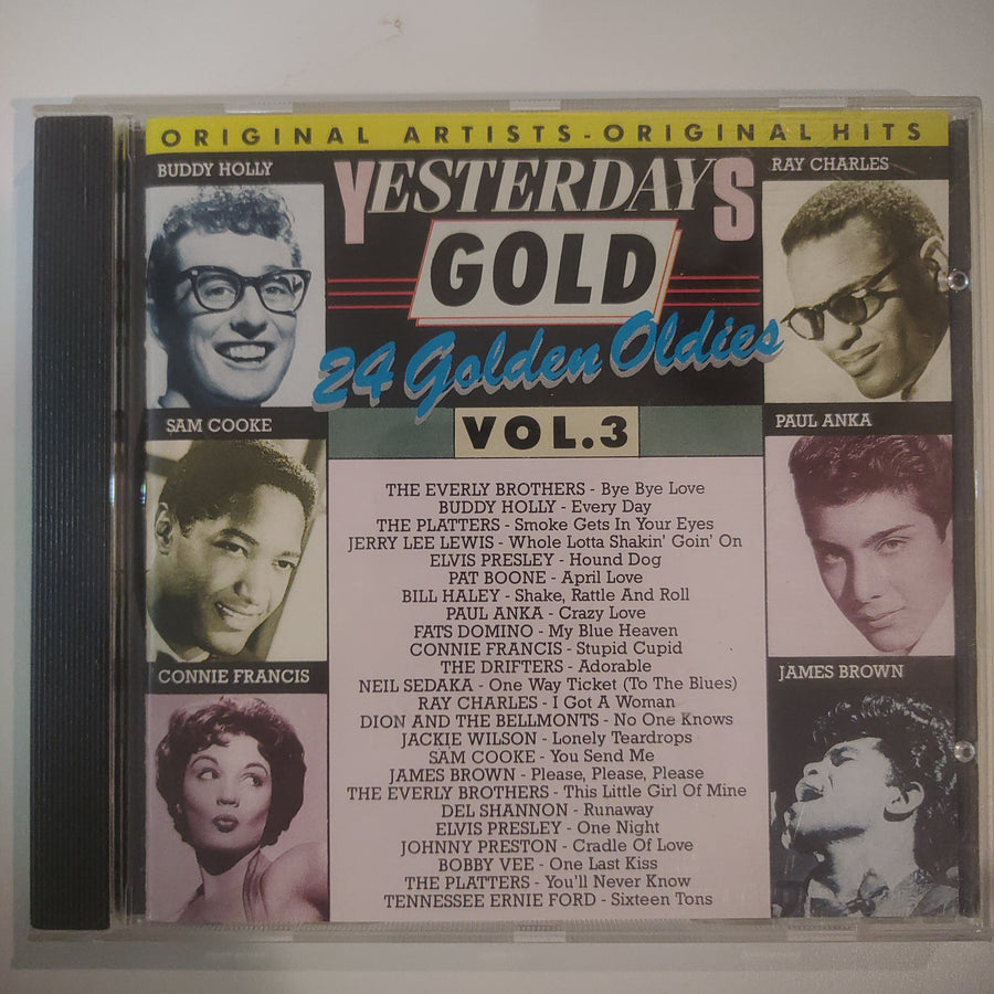 ซีดี Various - yesterdays gold 24 golden oldies VOL.3 (CD) (VG+)