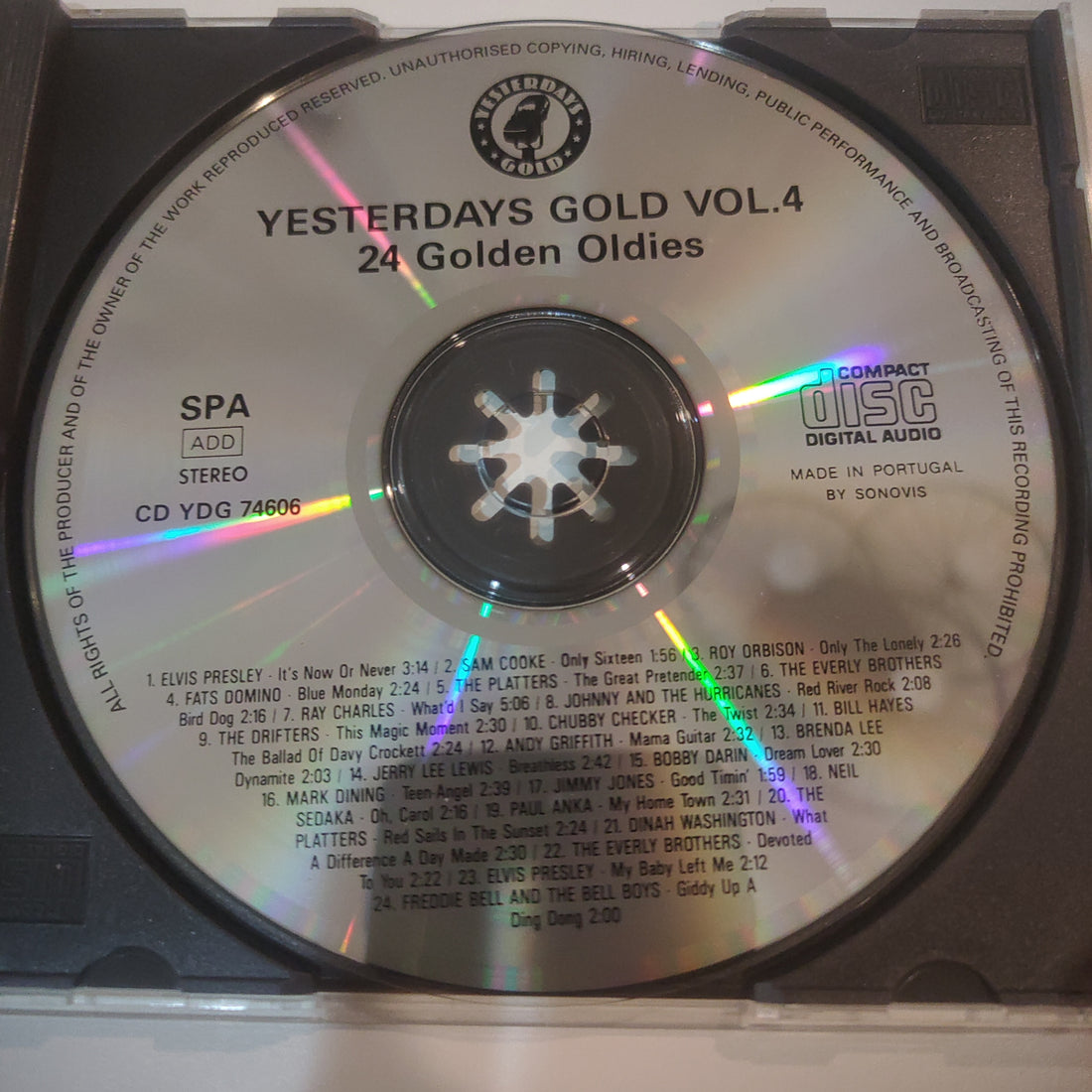 ซีดี Various - yesterdays gold 24 golden oldies VOL.3 (CD) (VG+)