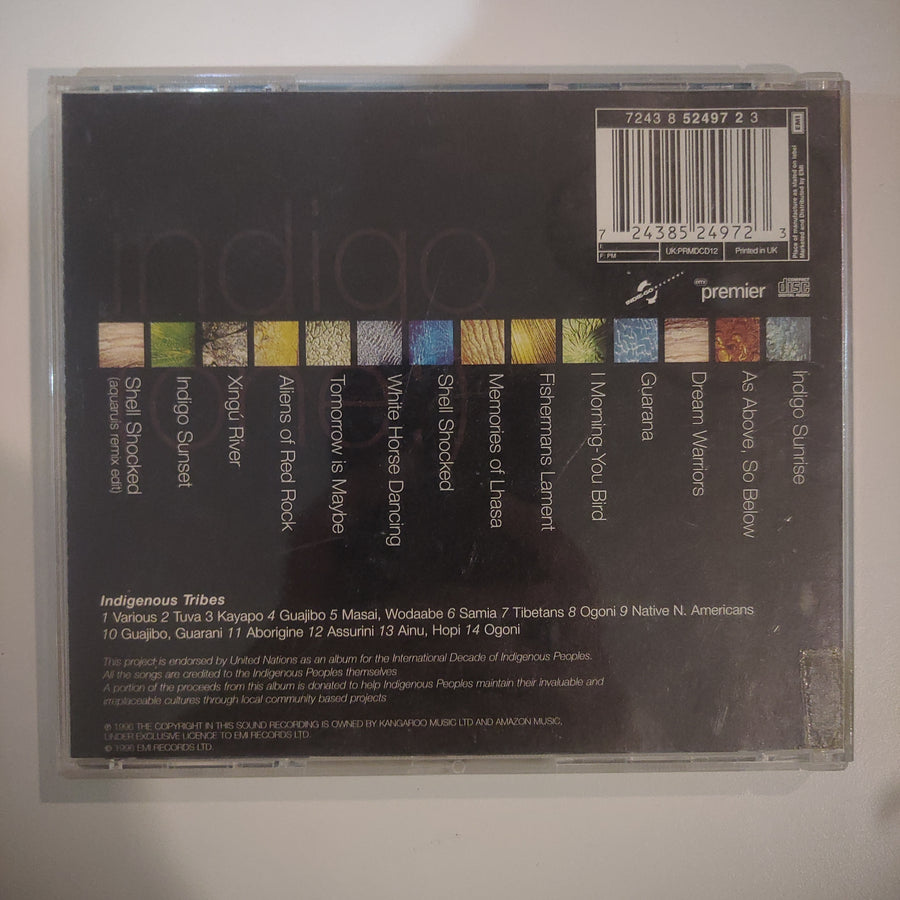 ซีดี Indigo – One: Tribal Chants & Rhythms CD VG