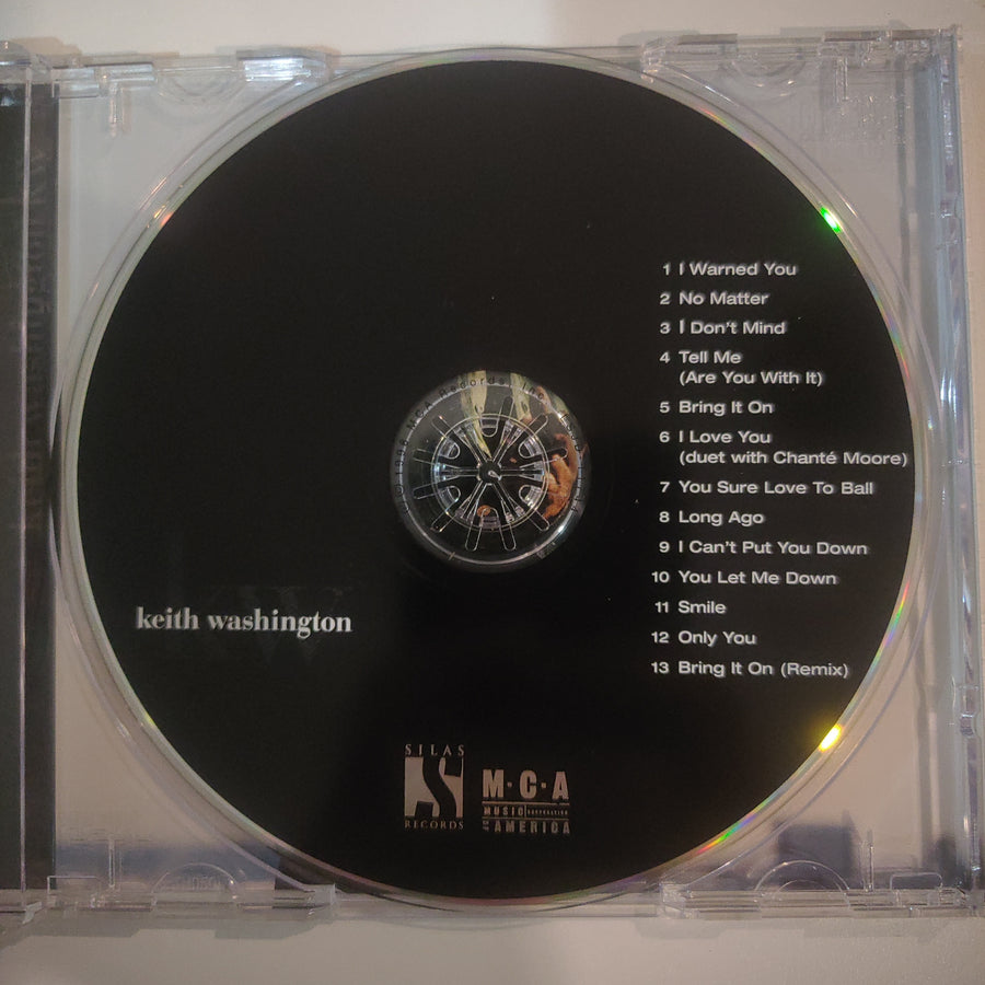 ซีดี Keith Washington – KW CD VG+