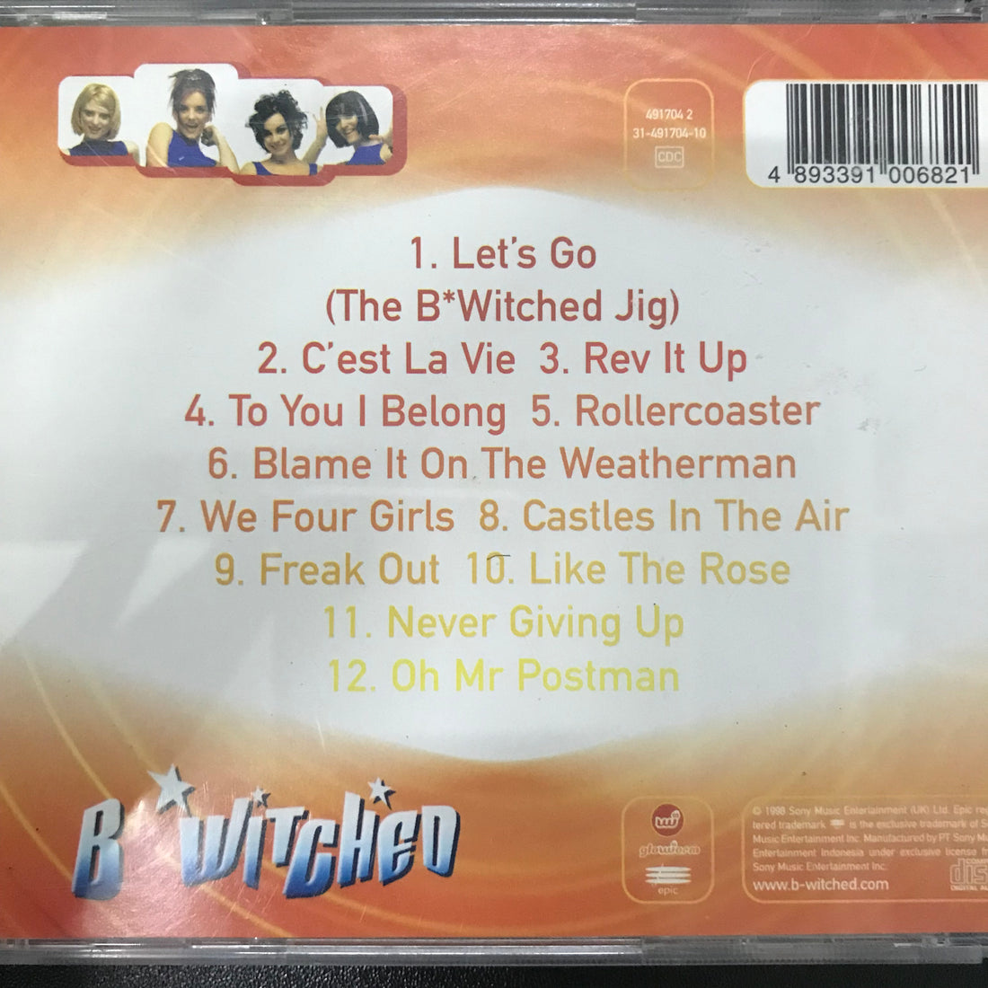 ซีดี B*Witched - B*Witched CD VG+