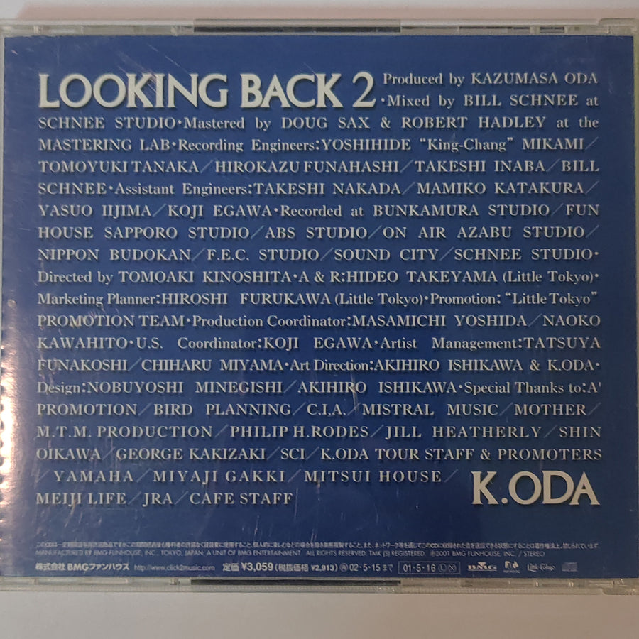 ซีดี Kazumasa Oda - Looking Back 2 CD VG+