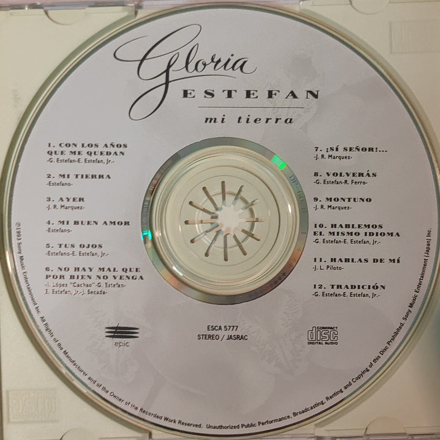 ซีดี Gloria Estefan - Mi Tierra (CD) (VG+)