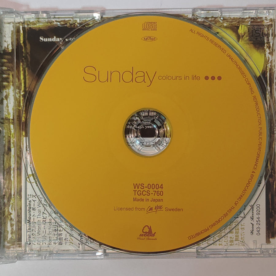 ซีดี Sunday  - Colours In Life (CD) (VG+)