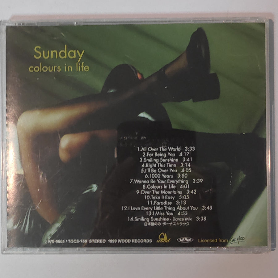 ซีดี Sunday  - Colours In Life (CD) (VG+)