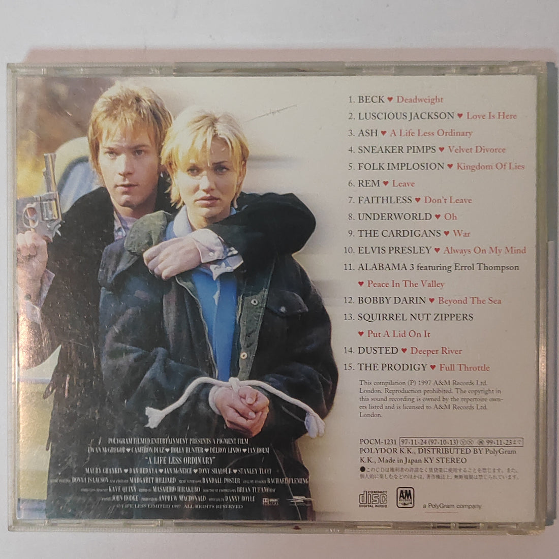 ซีดี Various - A Life Less Ordinary (Original Soundtrack) (CD) (VG+)