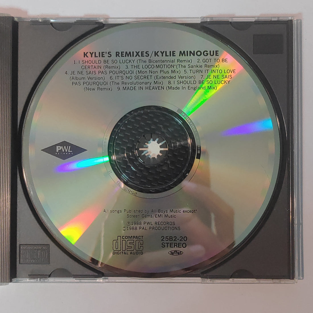 ซีดี Kylie Minogue = Kylie Minogue - Kylie's Remixes = カイリーズ　リミクスィーズ (CD) (VG+)