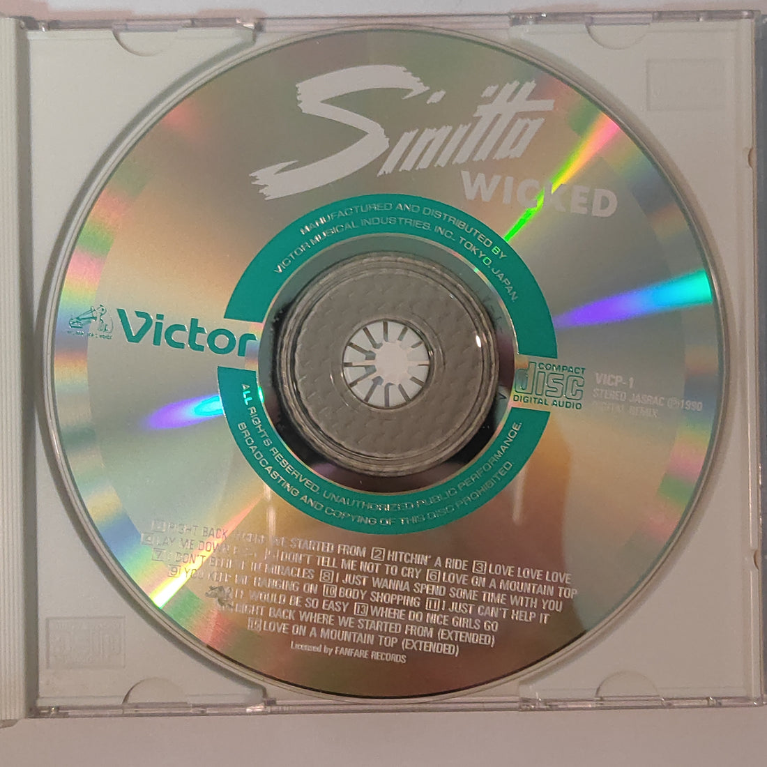 ซีดี Sinitta - Wicked (CD) (VG+)