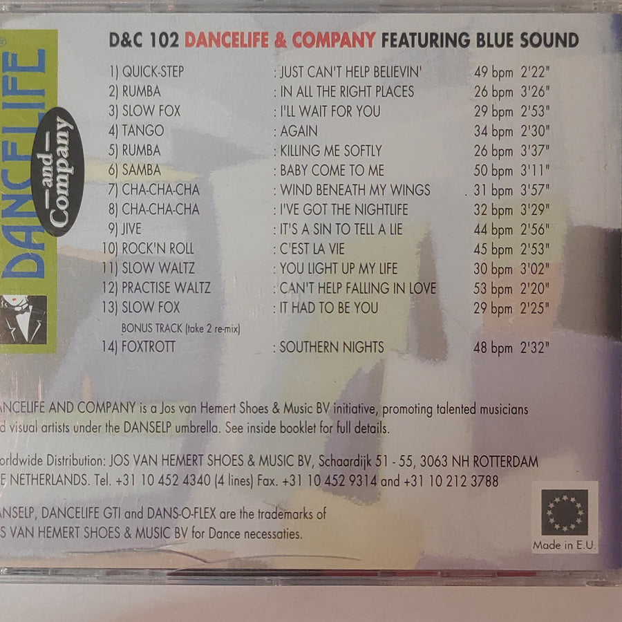 Dancelife And Company, Blue Sound  - Dancelife & Company Featuring Blue Sound (CD) (VG+)