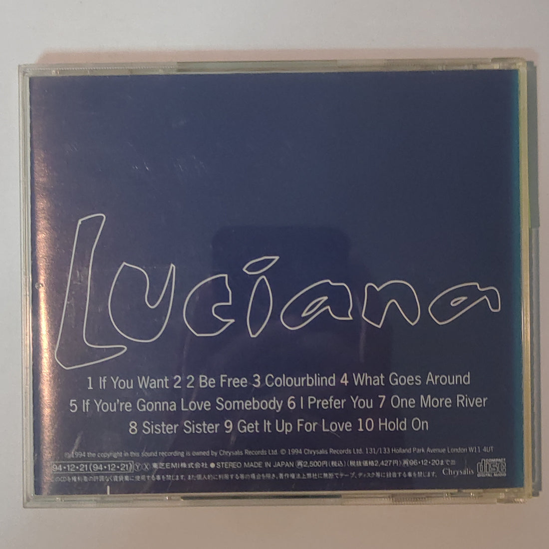 ซีดี Luciana - One More River CD VG+