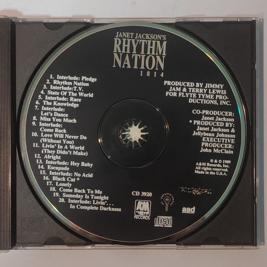 Janet Jackson - Rhythm Nation 1814 (CD) (VG)