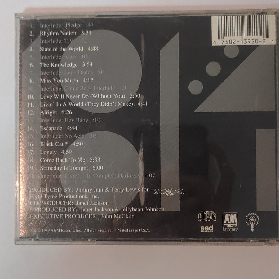 Janet Jackson - Rhythm Nation 1814 (CD) (VG)