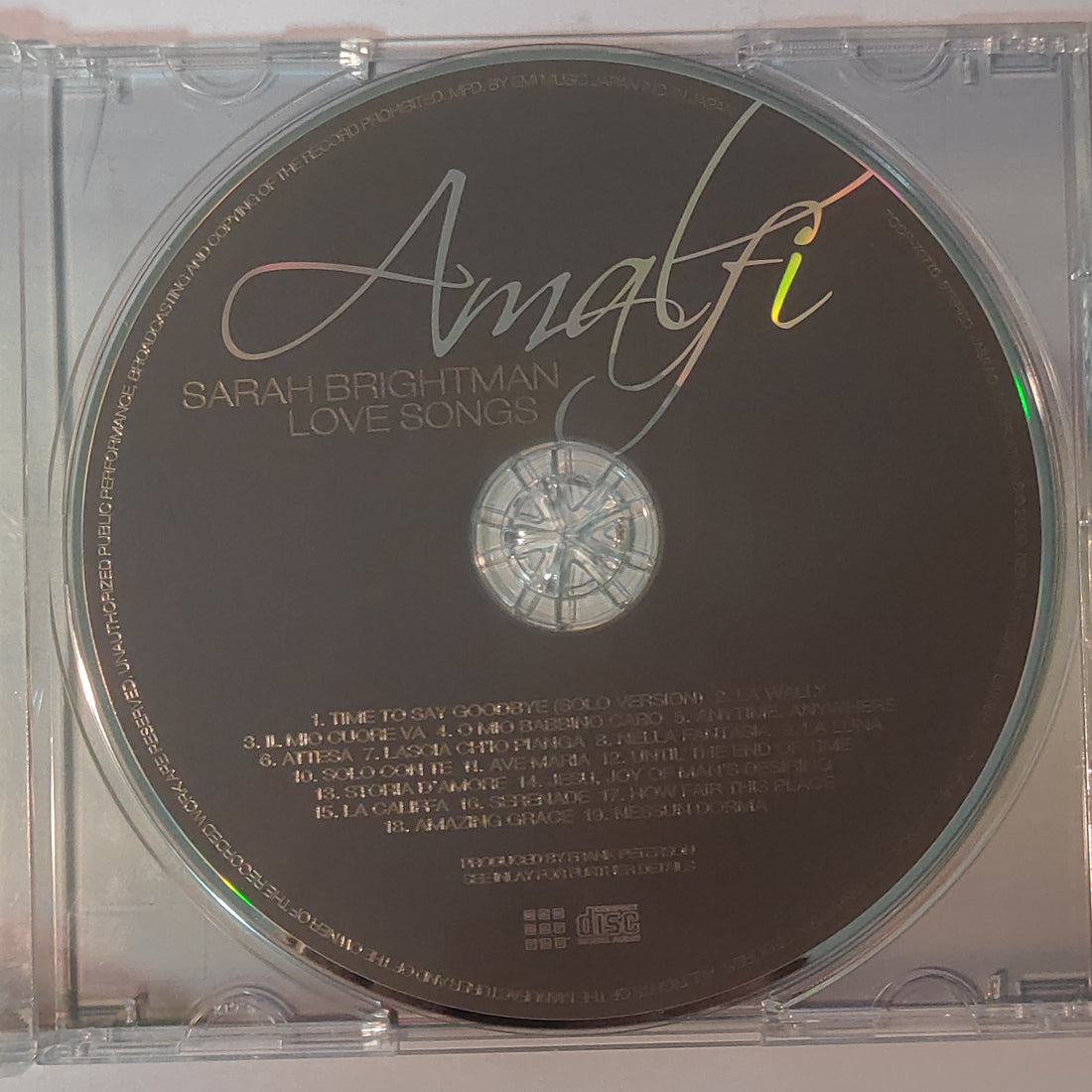 ซีดี Sarah Brightman - Amalfi ~ Love Songs CD VG+