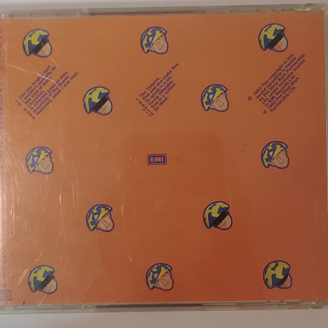 ซีดี Pet Shop Boys - Very CD VG+