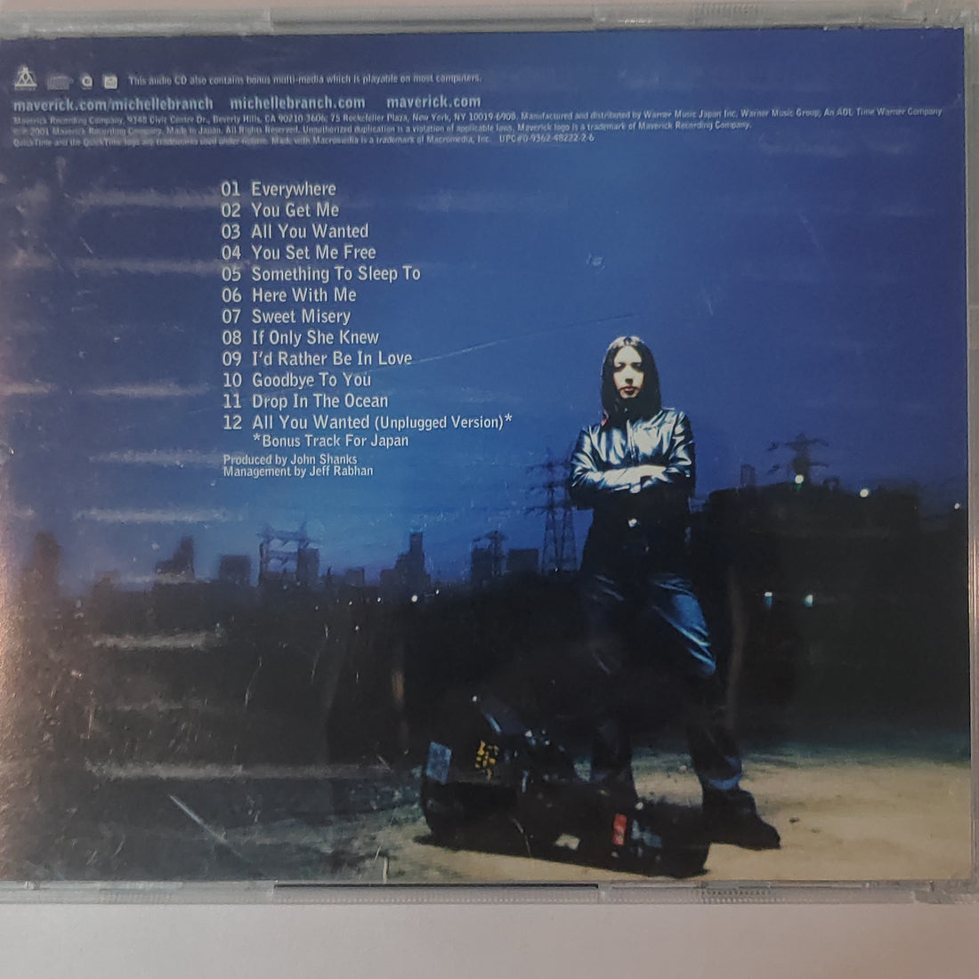 ซีดี Michelle Branch - The Spirit Room (CD) (VG+)