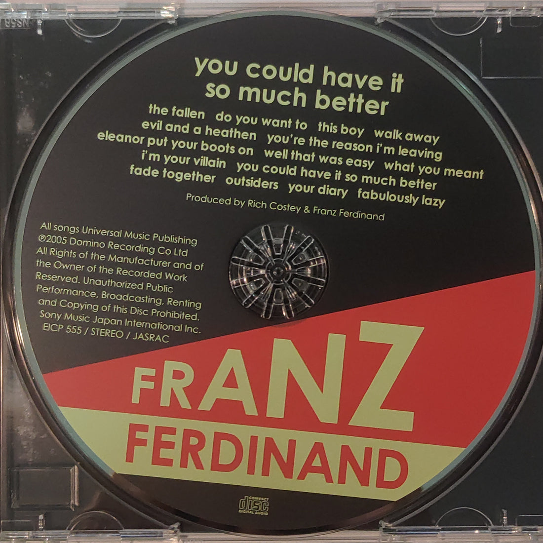 ซีดี Franz Ferdinand - You Could Have It So Much Better CD VG+