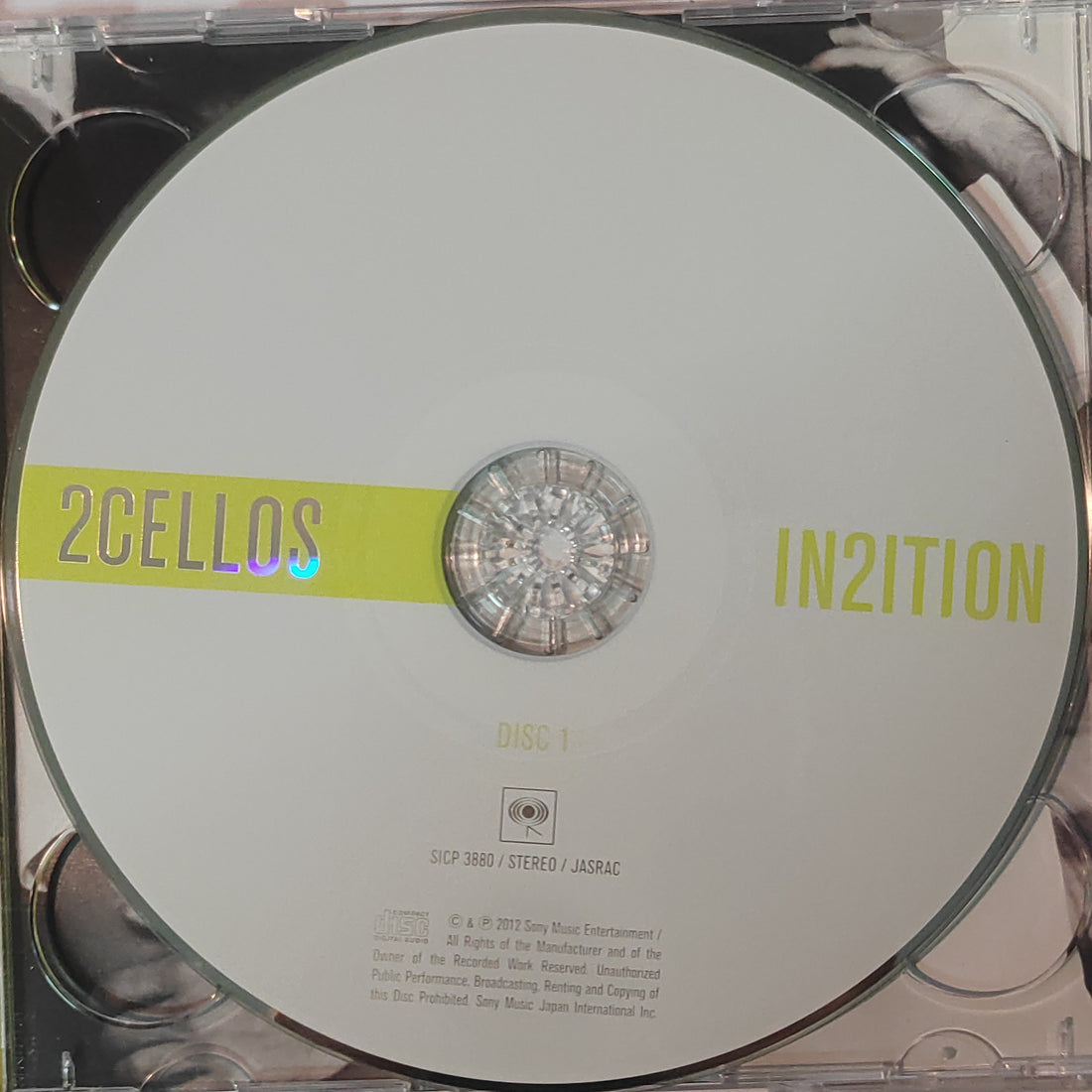 ซีดี 2Cellos - In2ition (CD) (VG+) (2CDs)