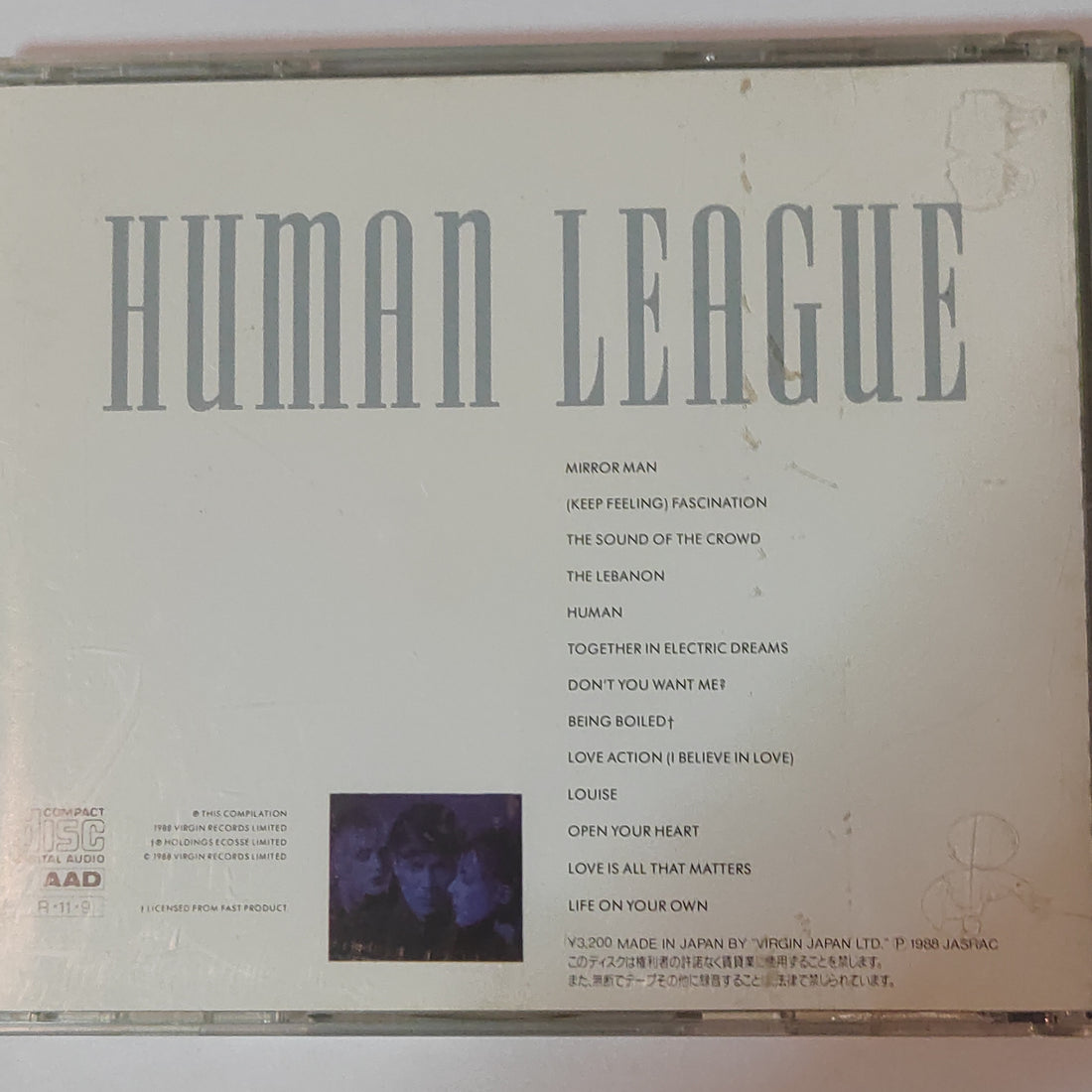 ซีดี The Human League - Greatest Hits CD VG