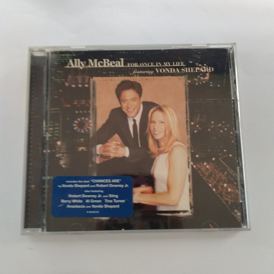 ซีดี Various Featuring Vonda Shepard - Ally McBeal - For Once In My Life (CD) (VG+)