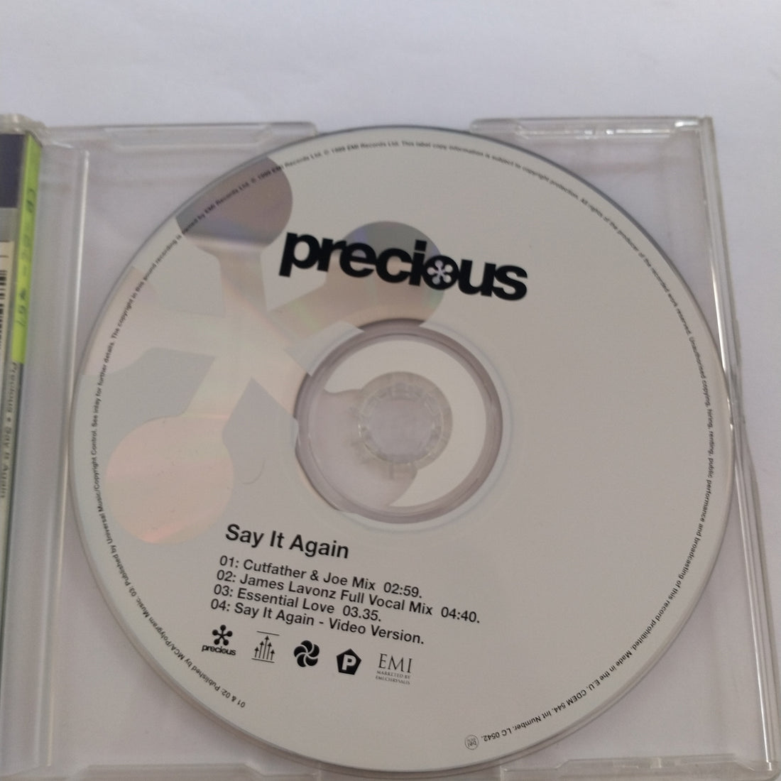 ซีดี Precious  - Say It Again (CD) (VG)