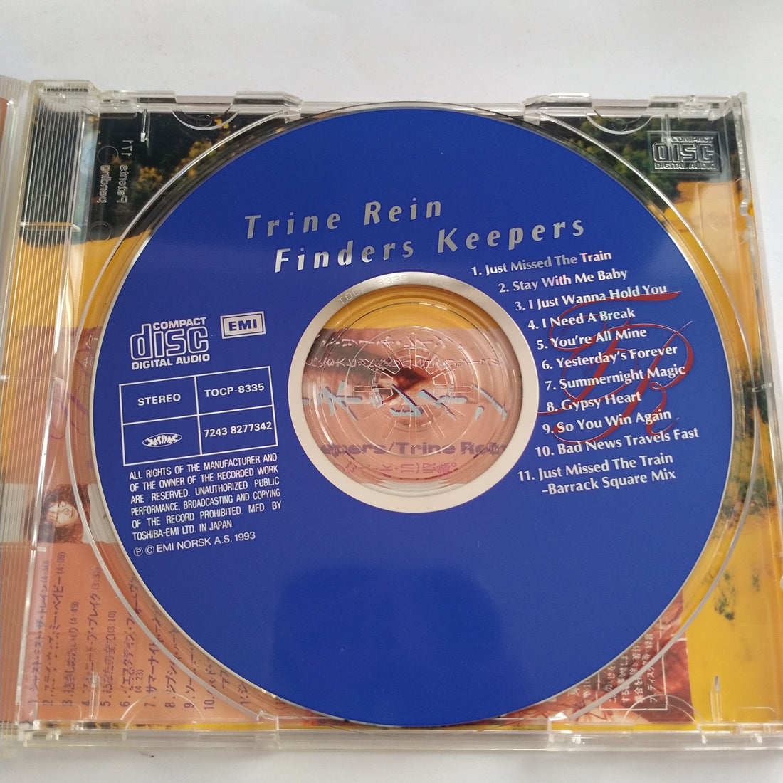 ซีดี Trine Rein - Finders Keepers (CD) (VG+)