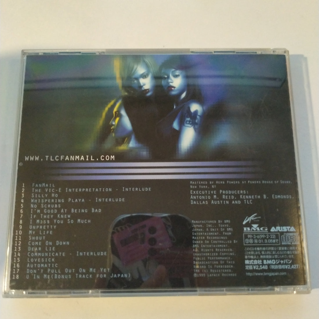 ซีดี TLC - Fanmail CD VG+