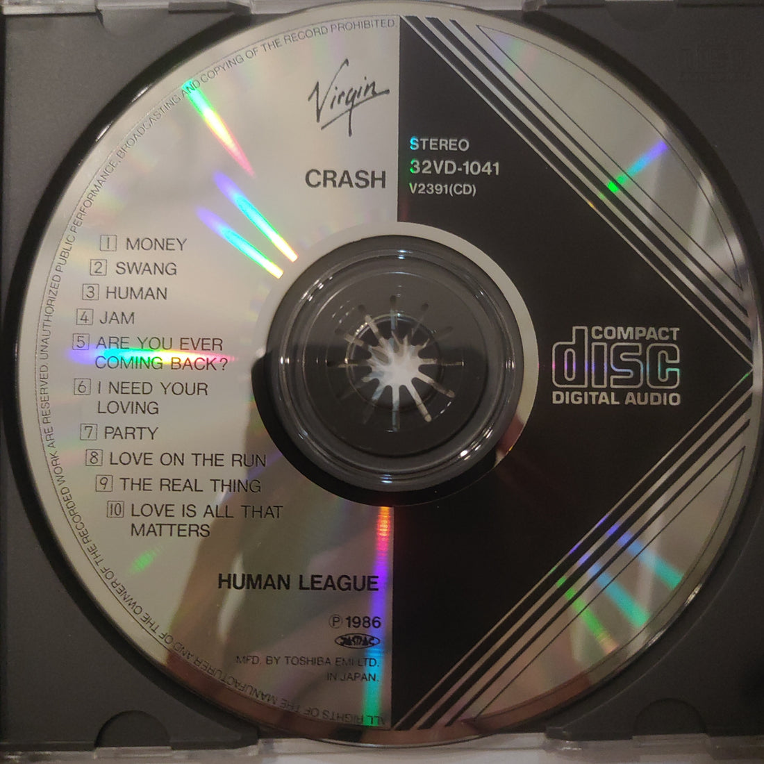 ซีดี The Human League - Crash (CD) (VG+)