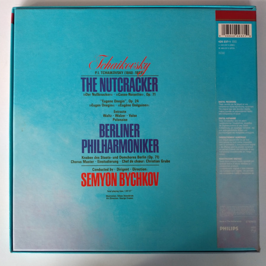 แผ่นเสียง Pyotr Ilyich Tchaikovsky - Berliner Philharmoniker, Semyon Bychkov - The Nutcracker = Der Nussknacker = Casse-Noisette / Eugene Onegin (Introduction, Valse, Polonaise) (Vinyl) (VG+) (2 LPs)