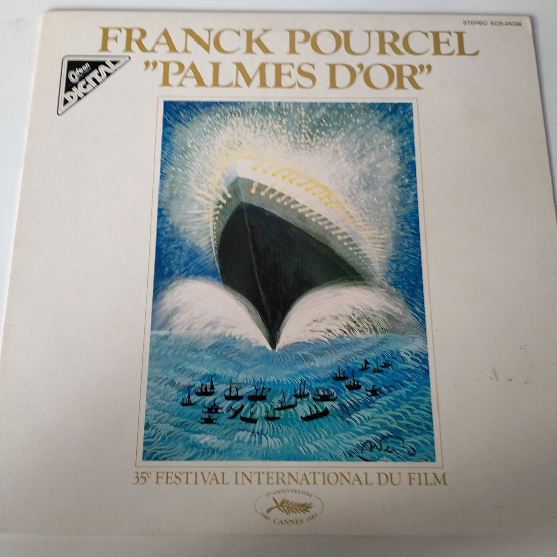 แผ่นเสียง Franck Pourcel - "Palmes D'Or" 35e Festival International Du Film  (Vinyl) (VG+)