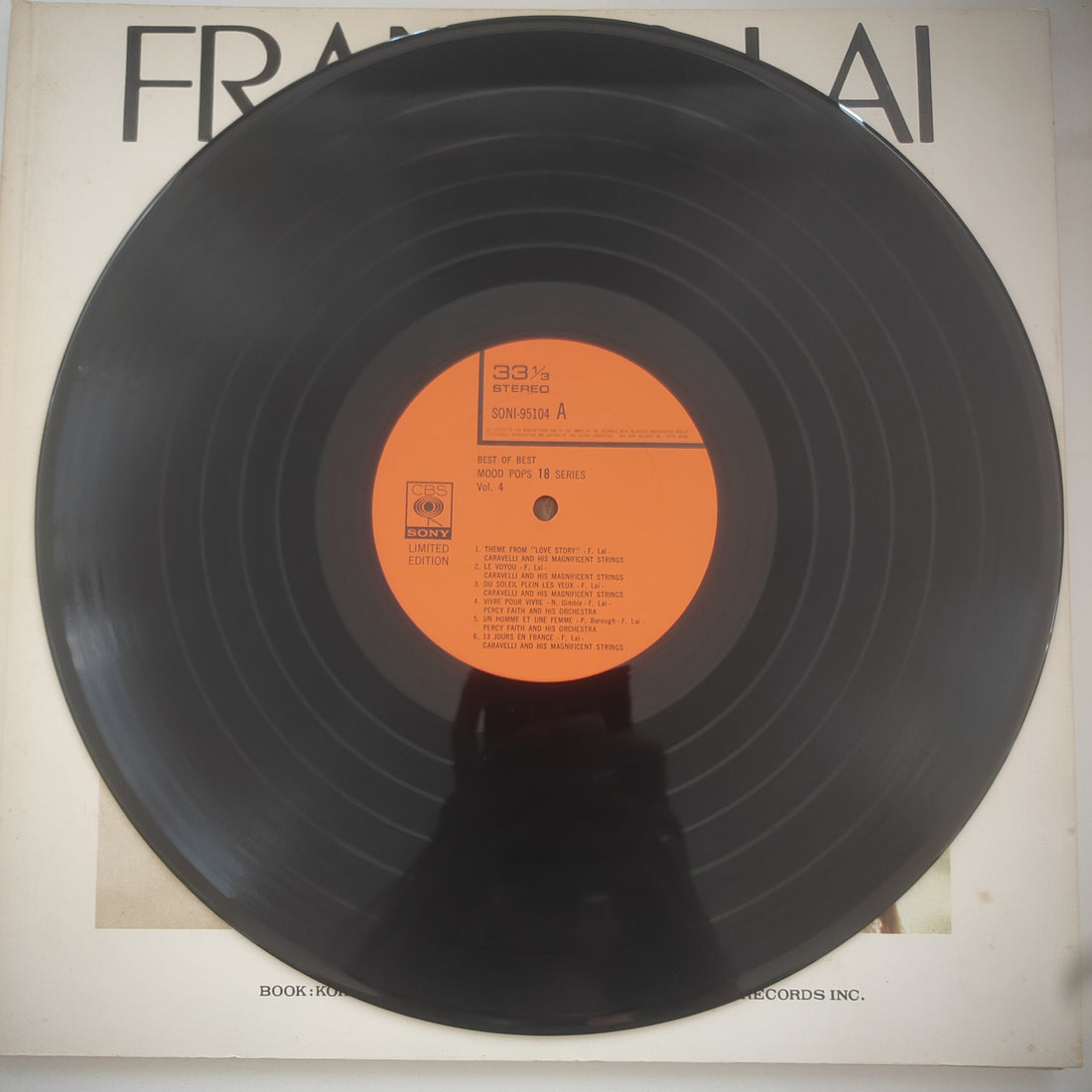 แผ่นเสียง Francis Lai - Best Of Best Mood Pops 18 Series Vol.4: Francis Lai Themes For Lovers (Vinyl) (VG+)