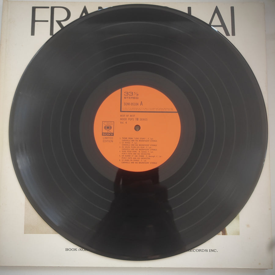 แผ่นเสียง Francis Lai - Best Of Best Mood Pops 18 Series Vol.4: Francis Lai Themes For Lovers (Vinyl) (VG+)