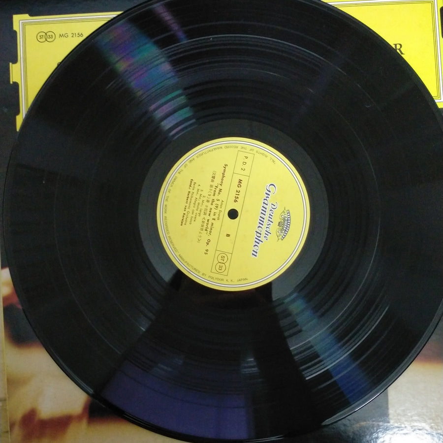 แผ่นเสียง Franz Schubert, Antonín Dvořák - Herbert von Karajan / Berliner Philharmoniker - Schubert: Symphony No.8 In B Minor / Dvořák: Symphony No.5(9) In E Minor (Vinyl) (VG+)