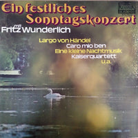 แผ่นเสียง Fritz Wunderlich - Ein Festliches Sonntagskonzert Vinyl VG+