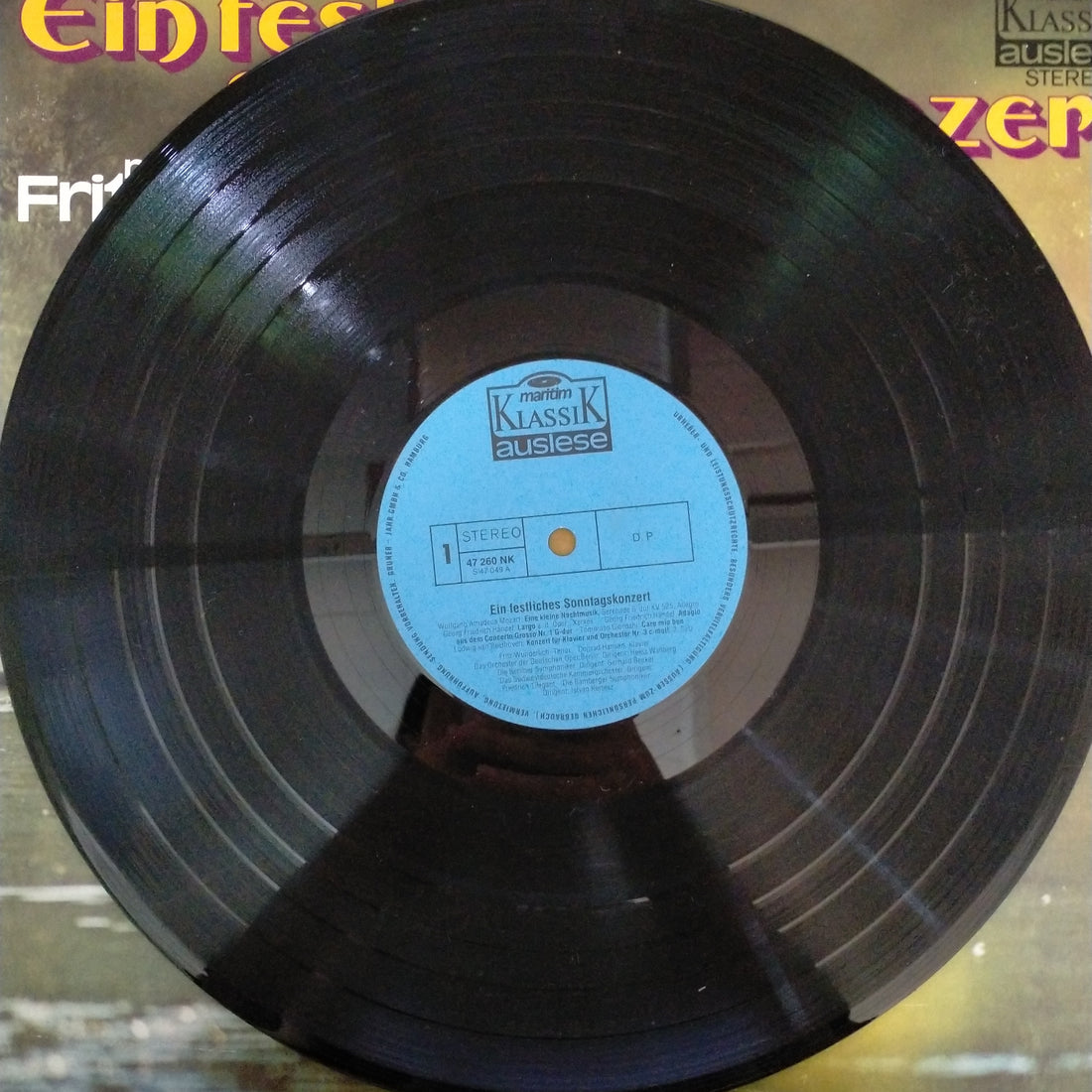 แผ่นเสียง Fritz Wunderlich - Ein Festliches Sonntagskonzert Vinyl VG+